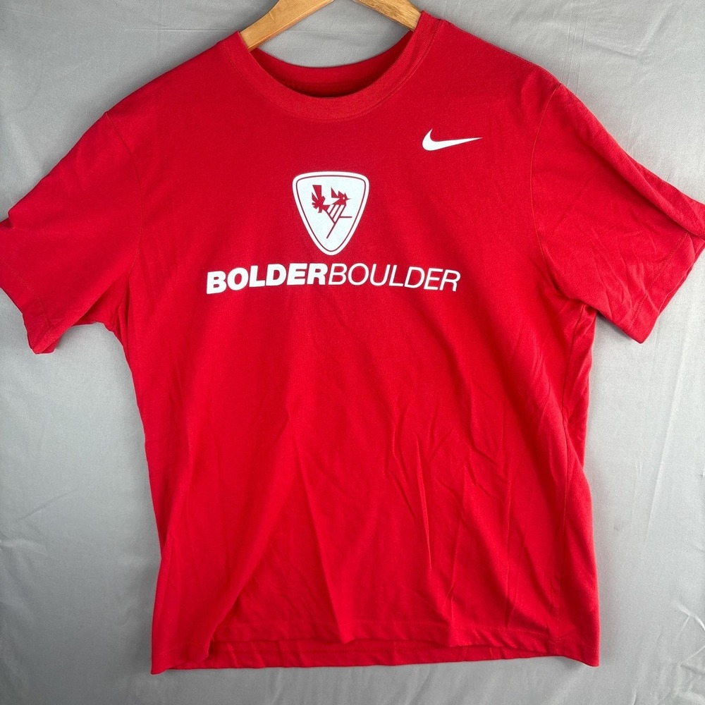 Nike Bolder Boulder Dri-FIT T-Shirt Mens Large‎ Runner's Roost 2025